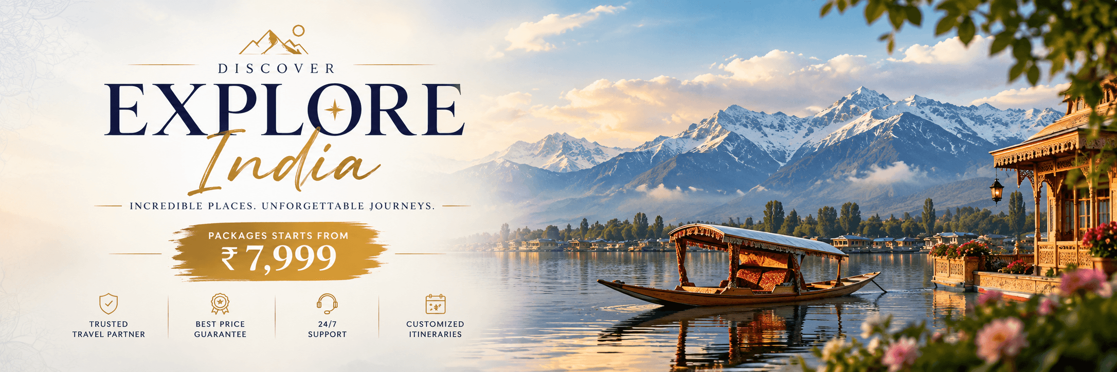 Explore the paradise on earth called Kashmir